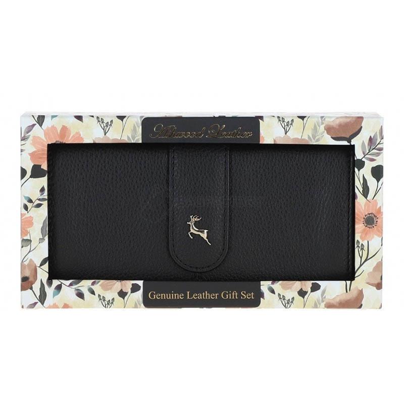 Гаманець жіночий Ashwood J53 Black Черный (J53 BLACK)