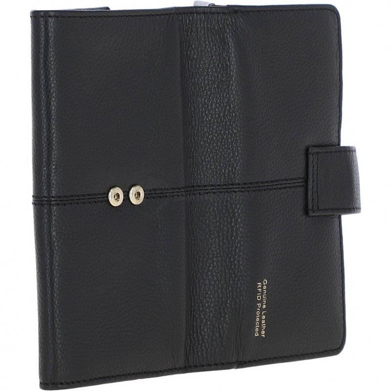 Гаманець жіночий Ashwood J53 Black Черный (J53 BLACK)