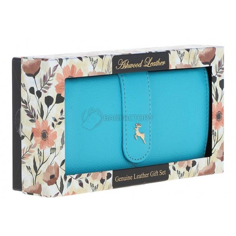 Гаманець жіночий Ashwood J53 Blue Atoll Синій (J53 BLUE ATOLL)