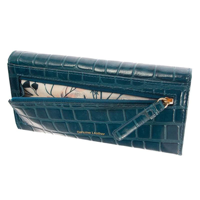 Гаманець жіночий Ashwood C05 Teal Синій (C05 TEAL)