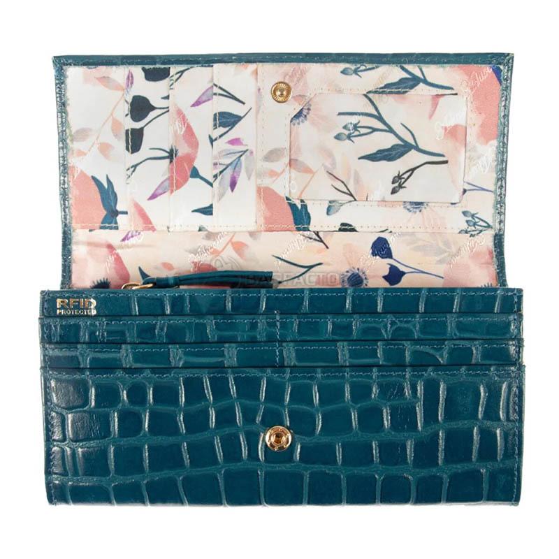 Гаманець жіночий Ashwood C05 Teal Синій (C05 TEAL)