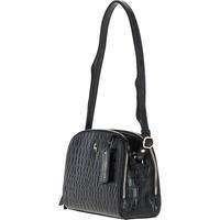 Жіноча сумка Ashwood C57 Black/Croc Чорна (C57 BLACK/CROC)