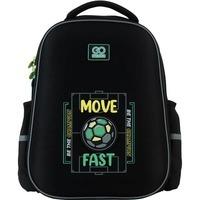 Шкільний напівкаркасний рюкзак GoPack Education 165M-6 Football (GO23-165M-6)