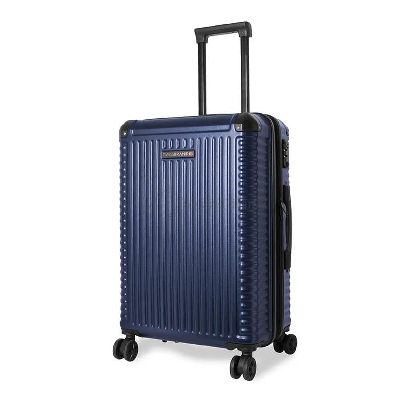 Валіза на 4-х колесах Swissbrand Paris S 39-45л Navy (DAS301891)