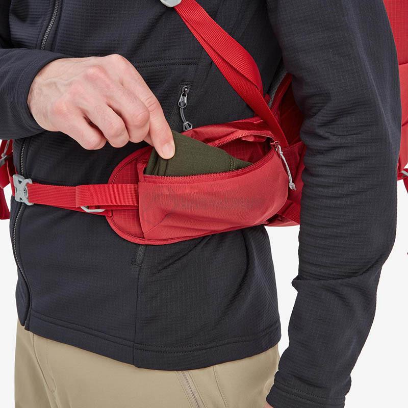 Туристичний рюкзак Montane Azote 25 Acer Red (PAZ25ACRO15)