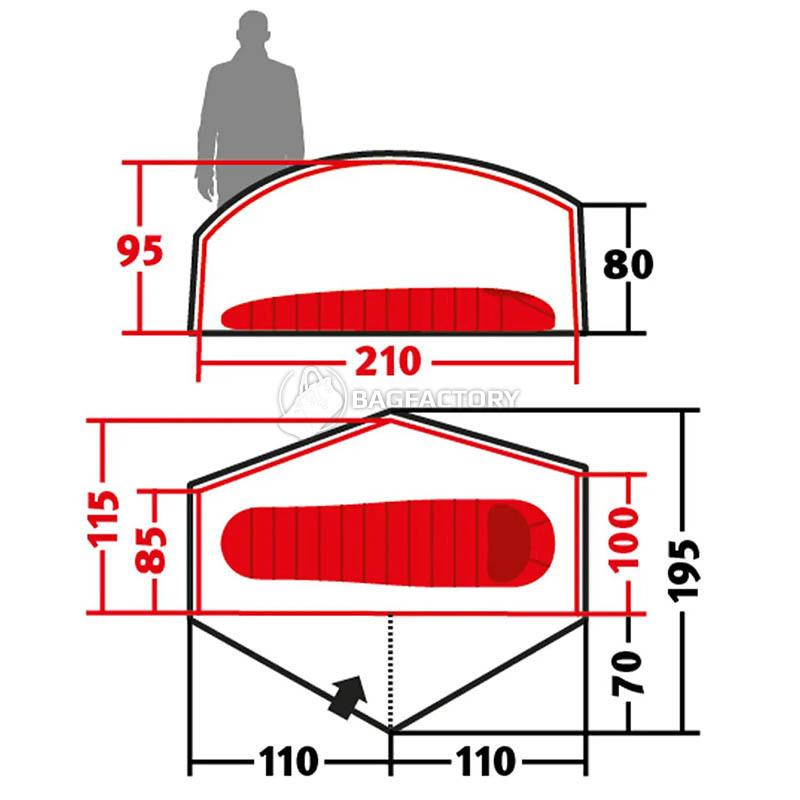 Намет одномісний Wechsel Trailrunner TL Laurel Oak (DAS302084)