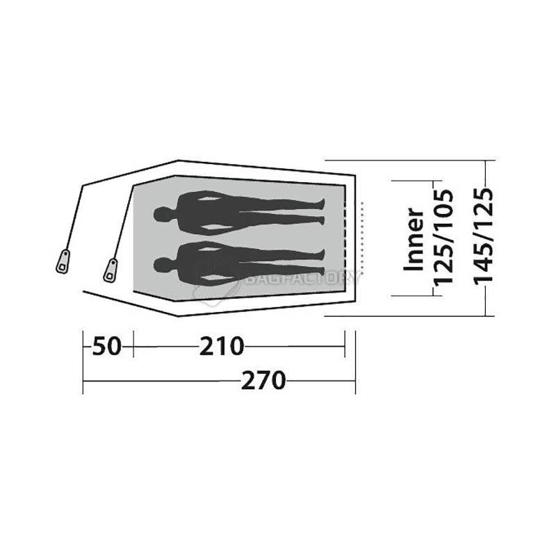Намет двомісний Easy Camp Energy 200 Rustic Green (120388)