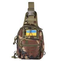 Тактична сумка-слінг 2Е Tactical Laser Cut 2.5л WOOD Camo (2E-MILSLIBAG-Y09L-WC)