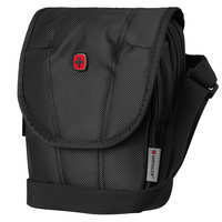 Чоловіча сумка Wenger BC High Flapover Crossbody Bag Чорна 3л (610176)