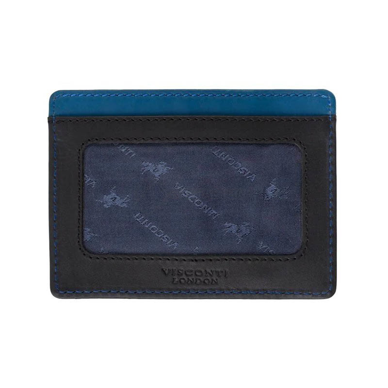 Картхолдер Visconti VSL58 Stealth Black/Cobalt (VSL58 BLK/COB)