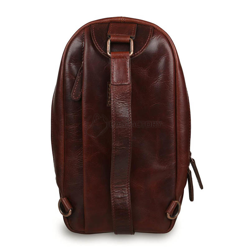 Чоловіча нагрудна сумка Ashwood PERRY Vintage Tan Рудий (PERRY VT TAN)