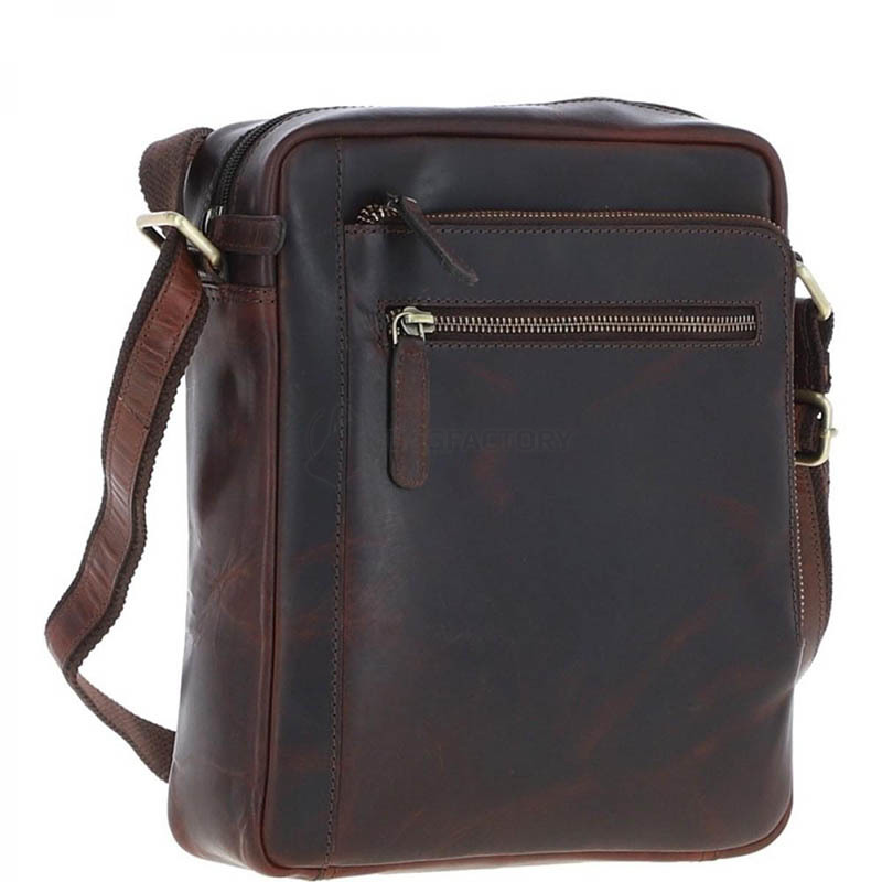 Чоловіча сумка Ashwood K42 Brown Коричневий (K42 BRN)