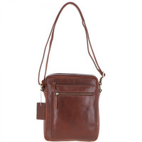 Чоловіча сумка Ashwood K42 Chestnut Каштановий (K42 CHESTNUT)