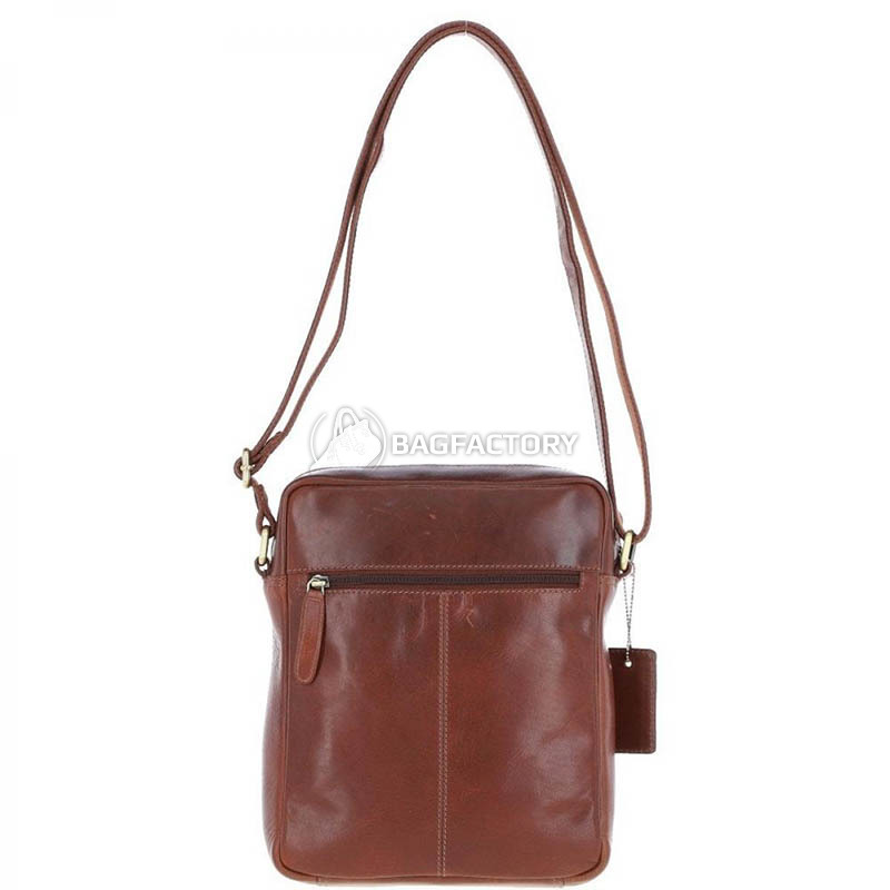 Чоловіча сумка Ashwood K42 Chestnut Каштановий (K42 CHESTNUT)