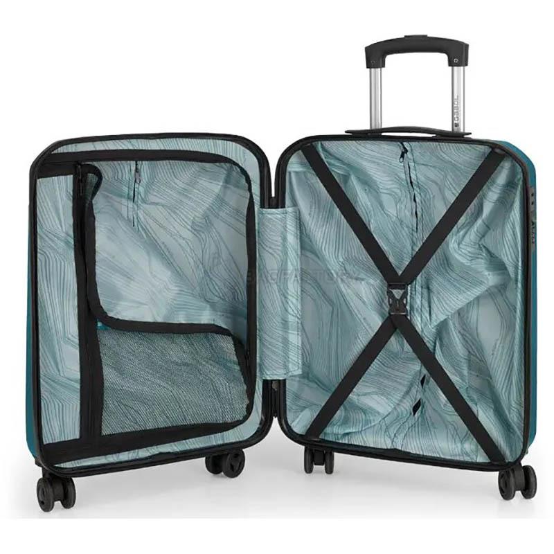Валіза на 4-х колесах Gabol Mercury S 38л Turquoise (930324)