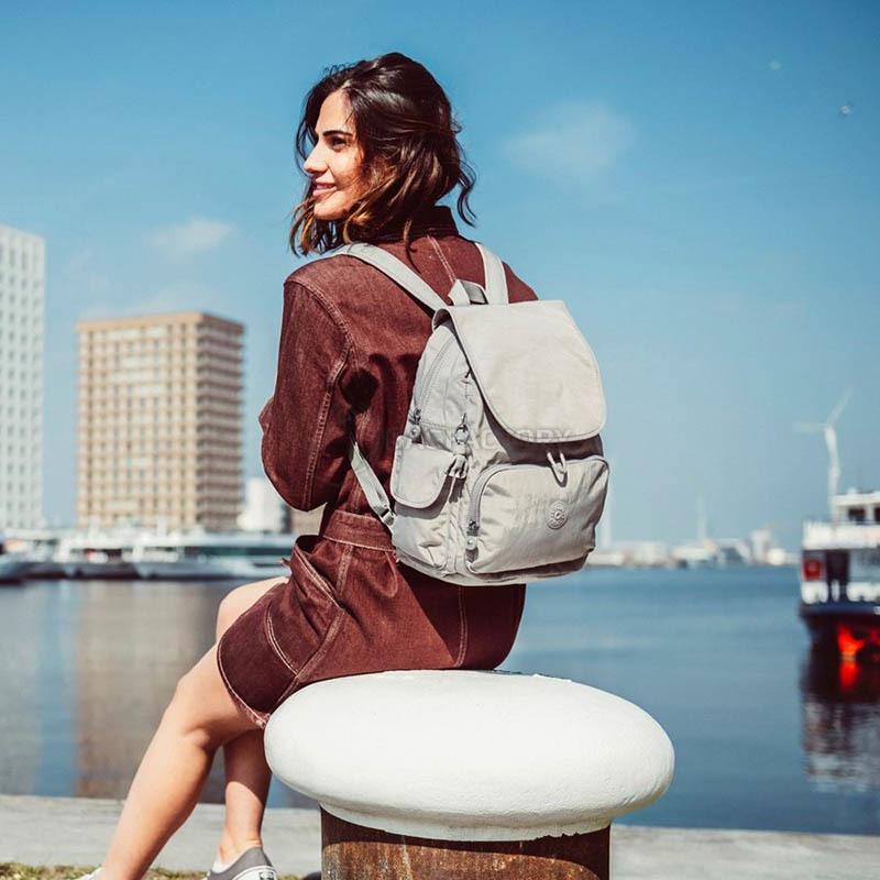 Міський рюкзак Kipling City Pack Medium Grey Gris 16л (K12147_89L)