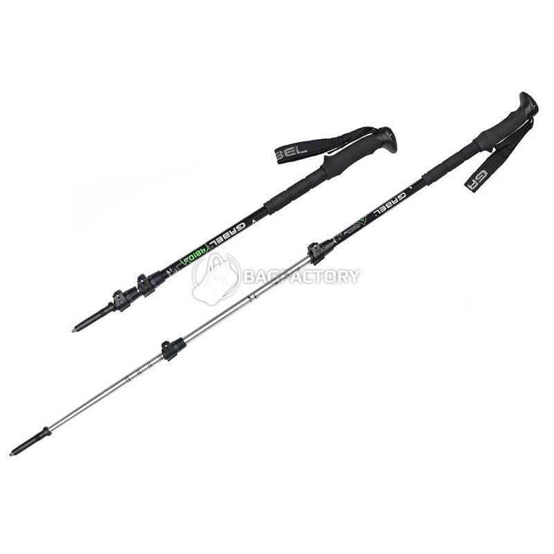Трекінгові палиці Gabel Mont Blanc Tour Lite Black/Green 66-144 см (034.0021)