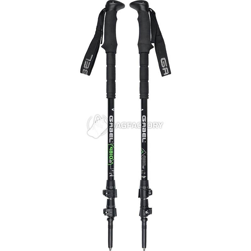 Трекінгові палиці Gabel Mont Blanc Tour Lite Black/Green 66-144 см (034.0021)