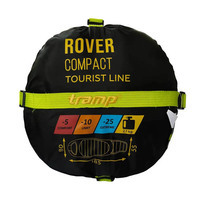 Спальний мішок Tramp Rover Compact лівий Olive/Grey 185/80-55 см (UTRS-050C-L)