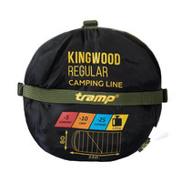 Спальний мішок Tramp Kingwood Regular лівий Dark-Olive/Grey 220/80 см (UTRS-053R-L)