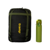 Спальний мішок Tramp Kingwood Regular лівий Dark-Olive/Grey 220/80 см (UTRS-053R-L)