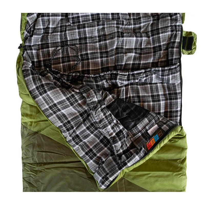 Спальний мішок Tramp Kingwood Long лівий Dark-Olive/Grey 230/100 см (UTRS-053L-L)