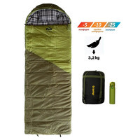 Спальний мішок Tramp Kingwood Long лівий Dark-Olive/Grey 230/100 см (UTRS-053L-L)