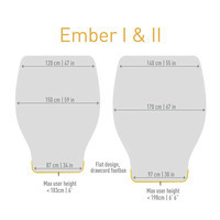 Спальний мішок-квілт Sea To Summit Ember EbI 2019 Double Light Gray/Yellow (STS AEB1-D)