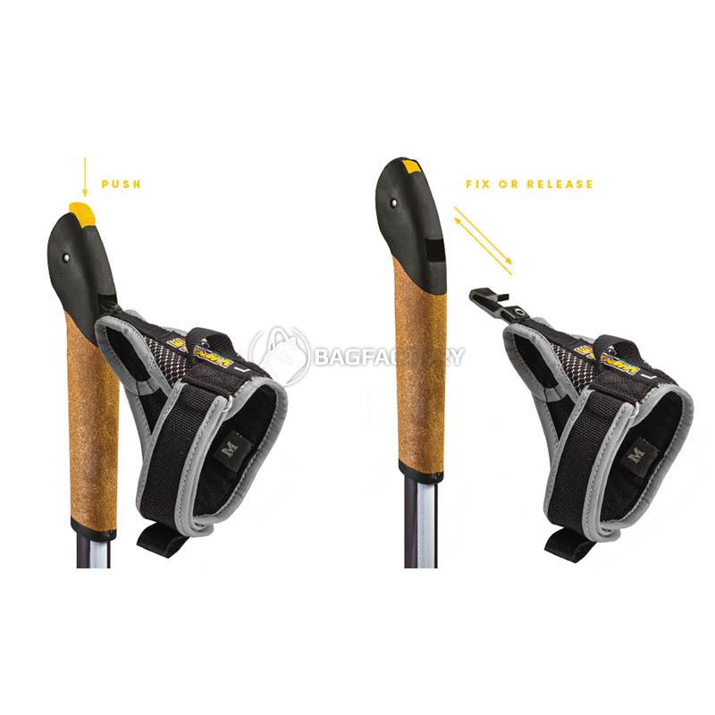 Палиці для скандинавської ходьби Vipole Vario Novice Blue/Green 90-130см (929895)