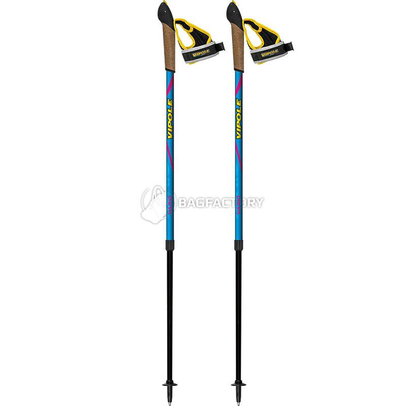 Палиці для скандинавської ходьби Vipole Vario Novice Blue/Violet 90-130см (929896)