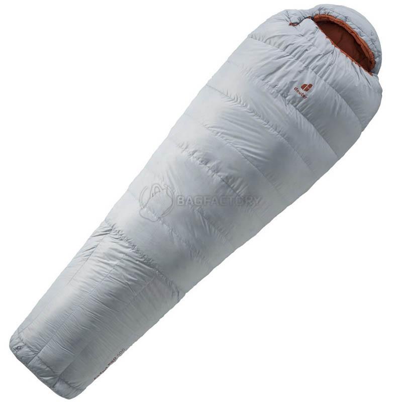 Спальний мішок пуховий Deuter Astro Pro 400 EL Tin-Paprika лівий 219см (3712123 4917 1)