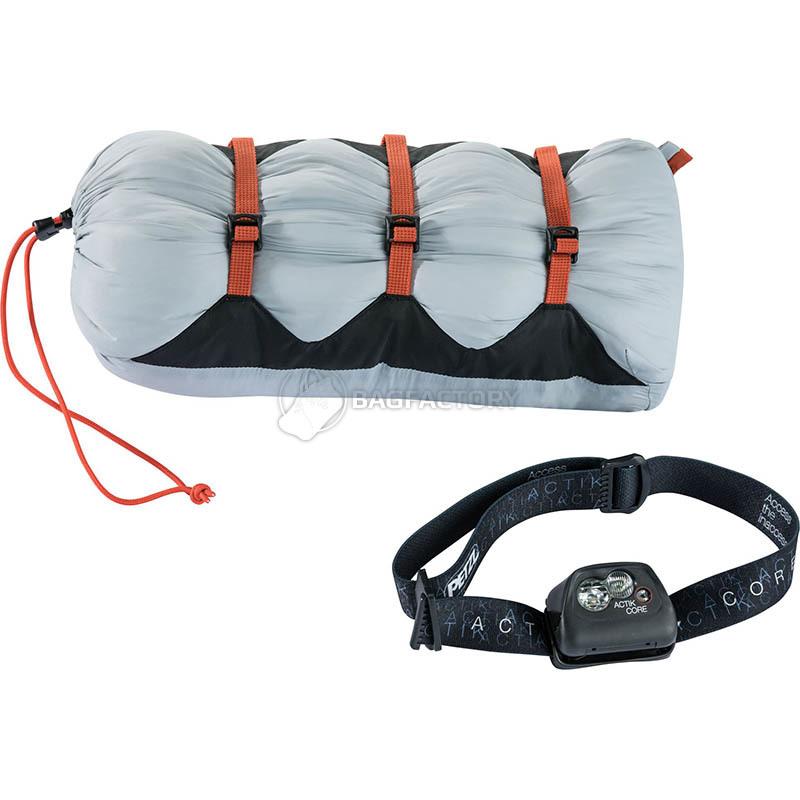 Спальний мішок пуховий Deuter Astro Pro 400 EL Tin-Paprika лівий 219см (3712123 4917 1)