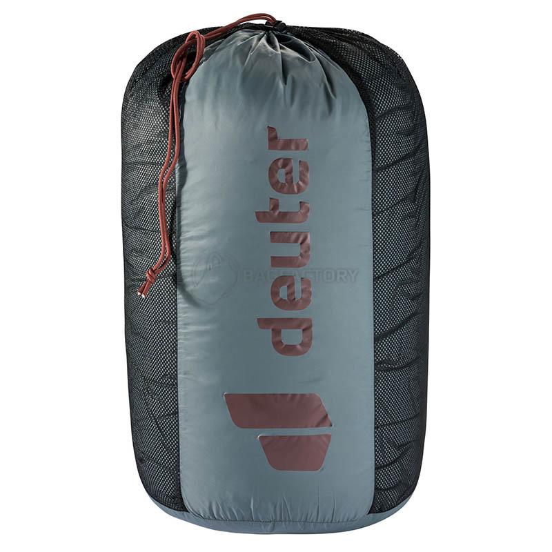 Спальний мішок пуховий Deuter Astro Pro 400 SL Teal-Redwood лівий 198см (3712223 2505 1)