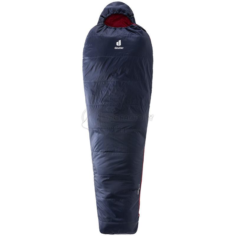 Спальний мішок Deuter Dreamlite Navy-Cranberry лівий 205см (3703021 3524 1)