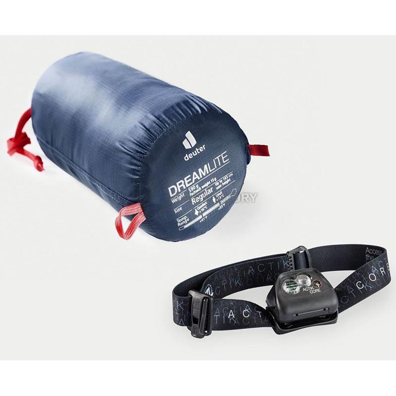 Спальний мішок Deuter Dreamlite Navy-Cranberry лівий 205см (3703021 3524 1)