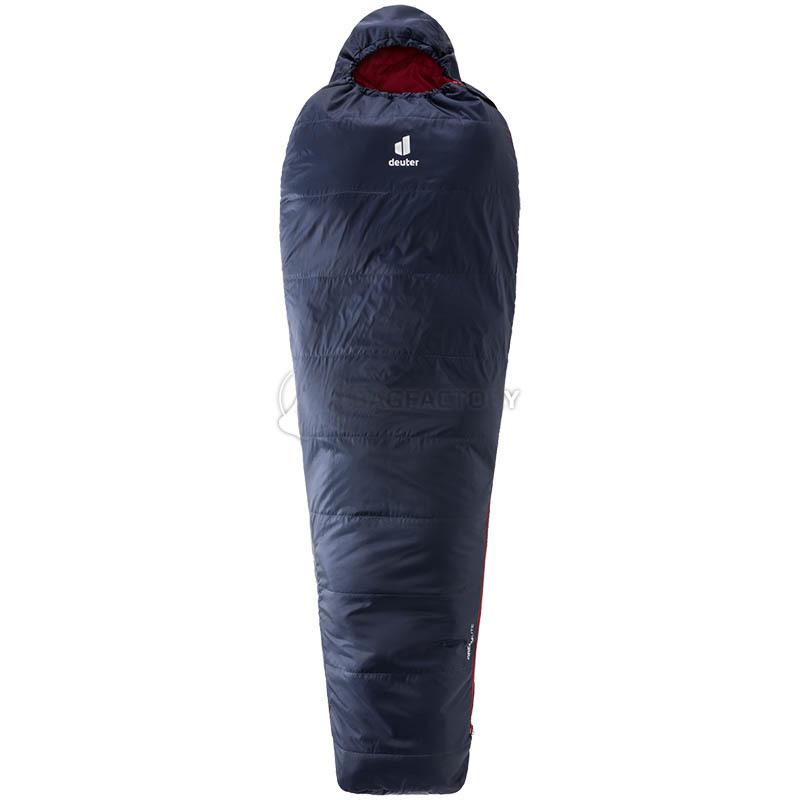 Спальний мішок Deuter Dreamlite L Navy-Cranberry лівий 220см (3703121 3524 1)