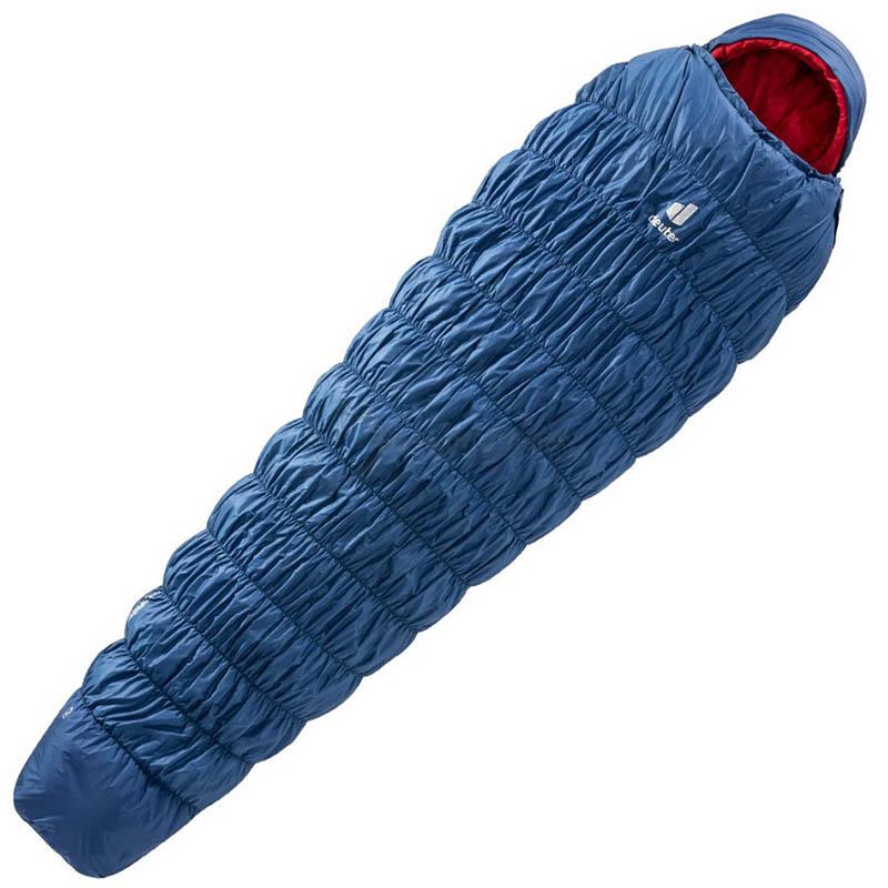 Спальний мішок Deuter Exosphere -10° L Steel-Fire правий 220см (3700821 3515 0)