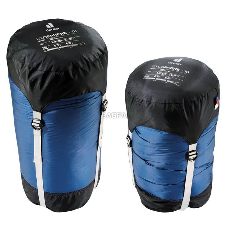 Спальний мішок Deuter Exosphere -10° L Steel-Fire правий 220см (3700821 3515 0)