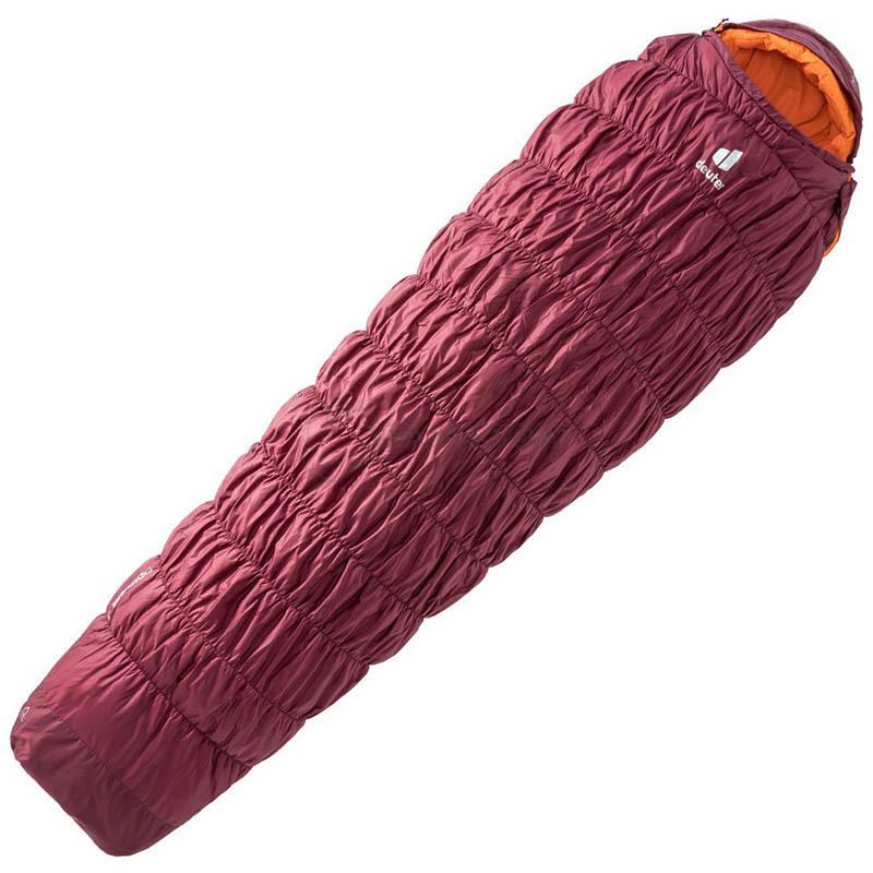 Спальний мішок Deuter Exosphere -6° SL Maron-Mango правий 198см (3700321 5905 0)