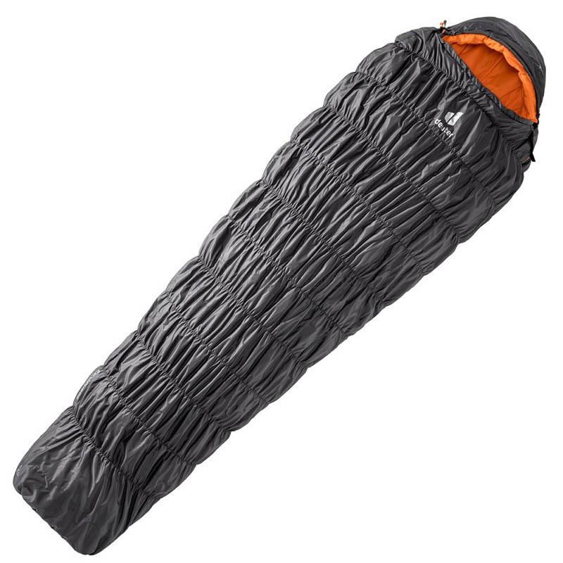 Спальний мішок Deuter Exosphere 0° SL Graphite-Mango лівий 198см (3700021 4912 1)