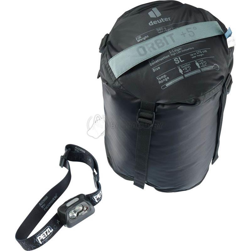 Спальний мішок Deuter Orbit +5° SL Shale-Slateblue правий 195см (3701022 4336 0)