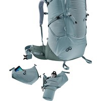 Туристичний рюкзак Deuter Aircontact Core 55+10 SL Shale-Ivy (3350422 4219)