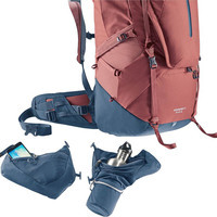 Туристичний рюкзак Deuter Aircontact X 70+15 SL Redwood-Ink (3370322 5335)