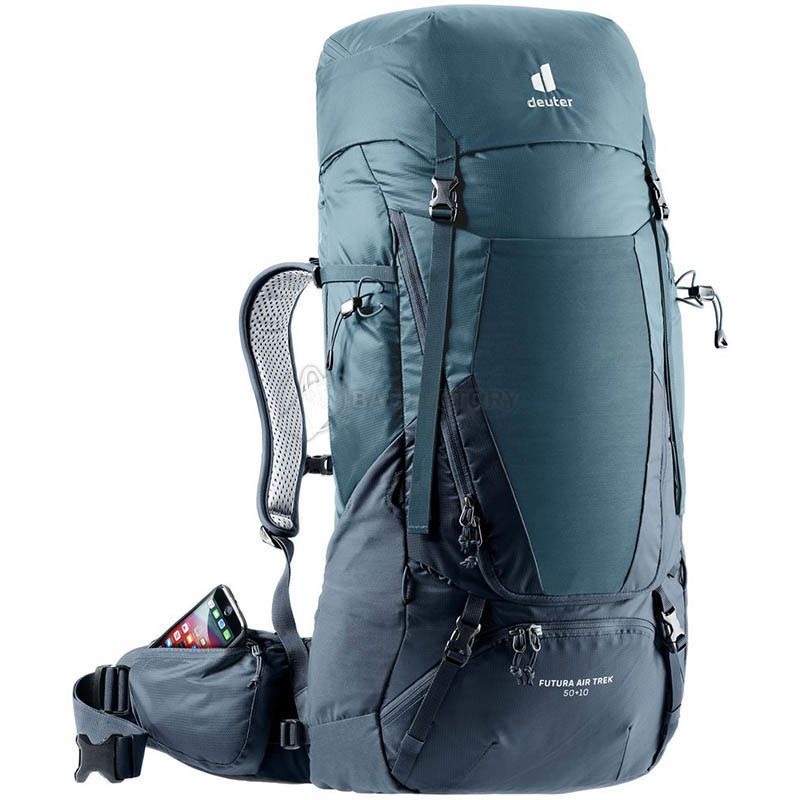 Туристичний рюкзак Deuter Futura Air Trek 50+10 Atlantic-Ink (3402121 1374)