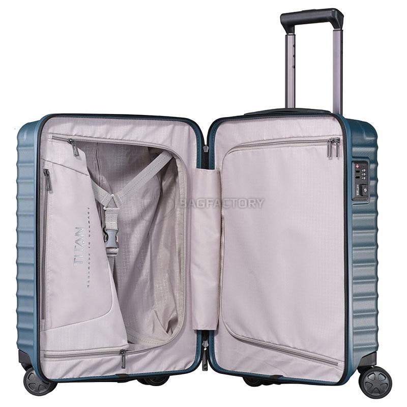 Чемодан на 4 колесах Titan Litron Petrol S 44л (Ti700246-22)