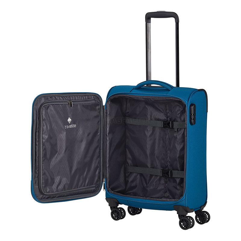 Чемодан на 4 колесах Travelite Chios Petrol S 34л (TL080047-22)