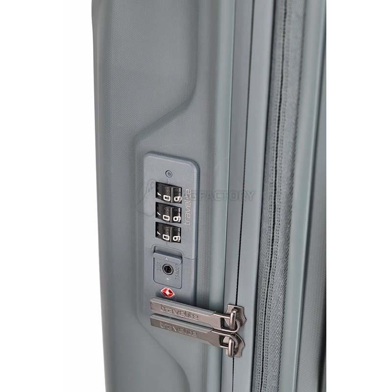 Чемодан на 4 колесах Travelite Elvaa Bluegrey M exp. 72/77л (TL076348-26)