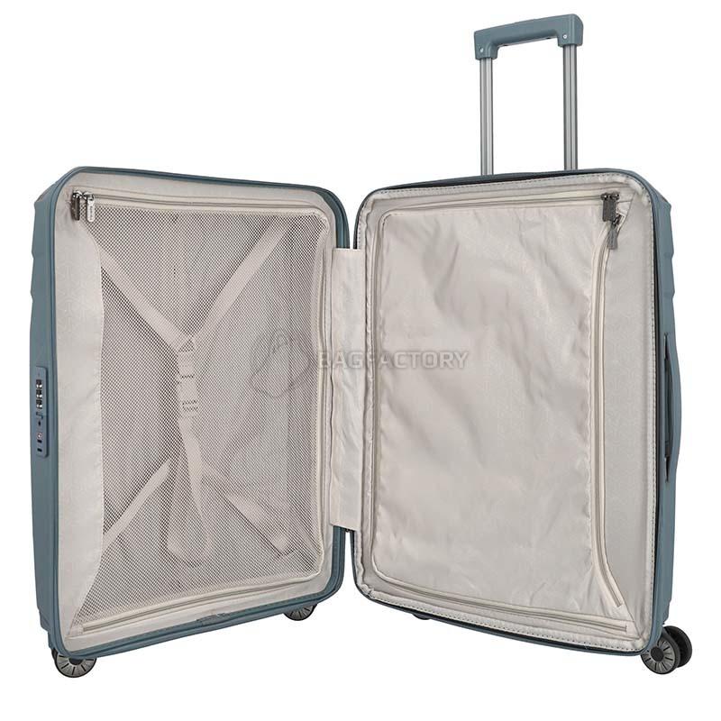 Чемодан на 4 колесах Travelite Elvaa Bluegrey M exp. 72/77л (TL076348-26)