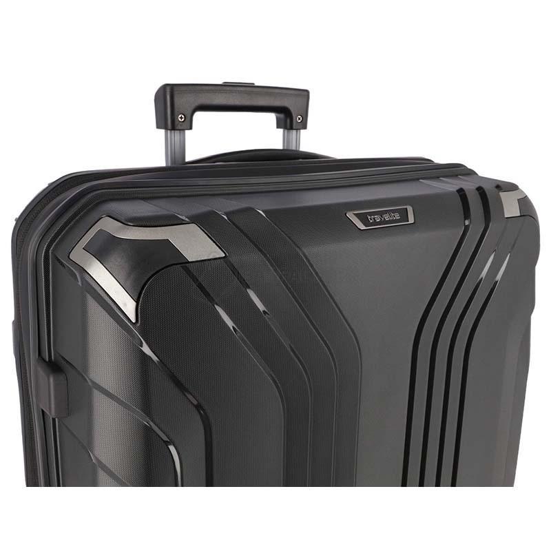 Чемодан на 4 колесах Travelite Elvaa Black L 102л (TL076349-01)