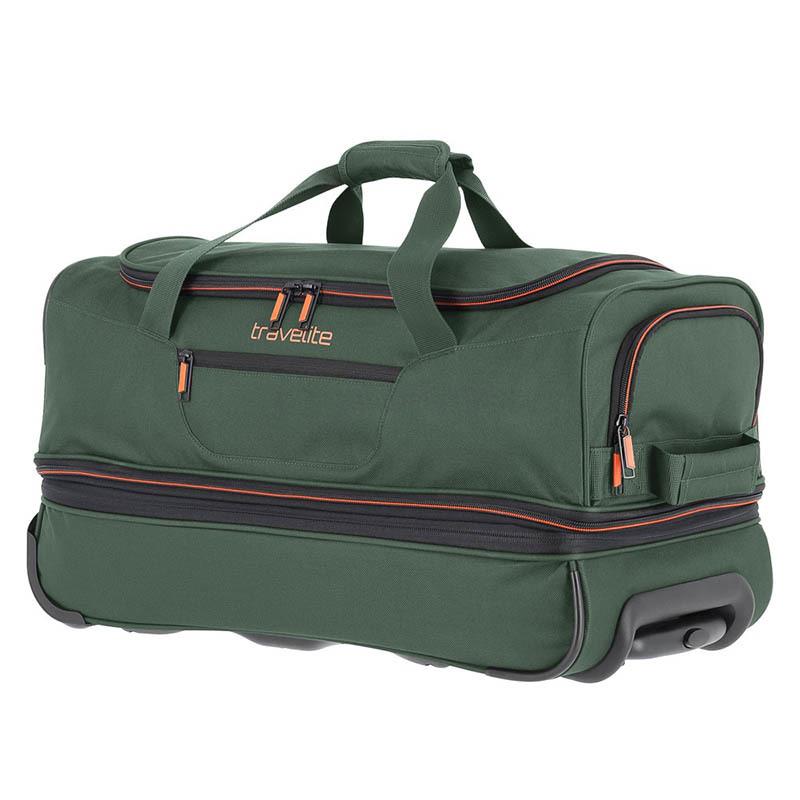 Дорожня сумка на 2 колесах Travelite Basics Dark Green S exp. 51/64л (TL096275-86)